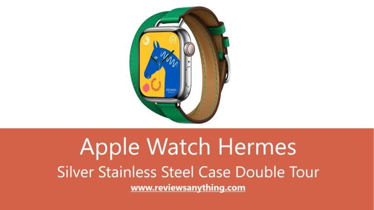 Apple Watch Hermes Silver Stainless Steel Case Double Tour