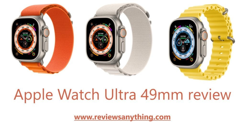 Apple Watch Ultra 49mm swim proof review