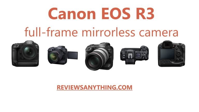 Canon EOS R3 full-frame mirrorless camera