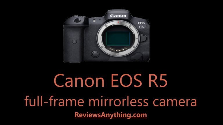 Canon EOS R5 full-frame mirrorless camera