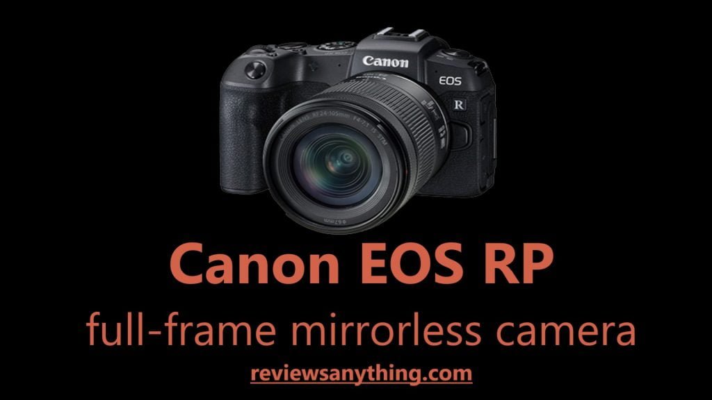 Canon EOS RP full-frame mirrorless camera