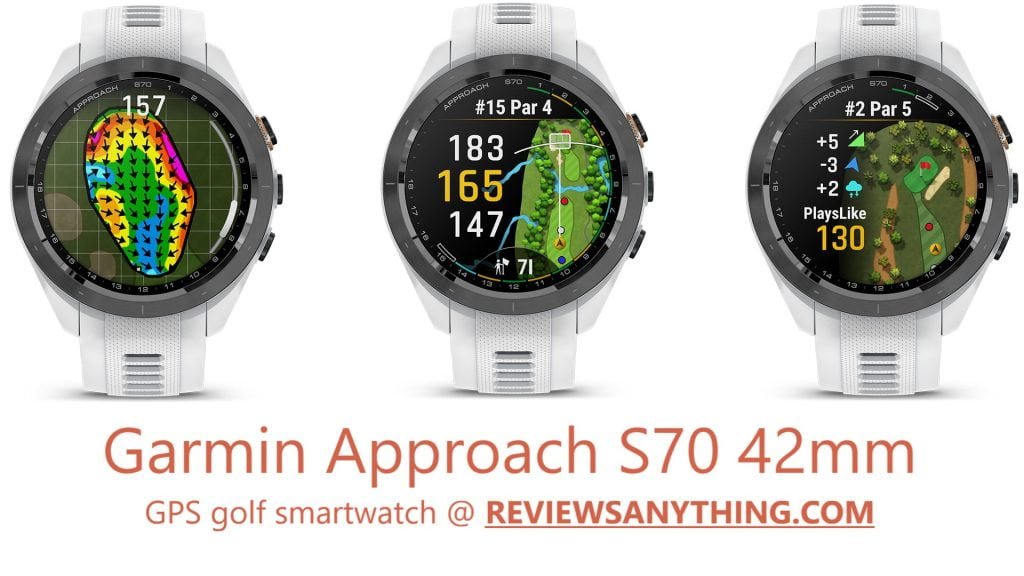Garmin Approach S70 42mm GPS golf smartwatch