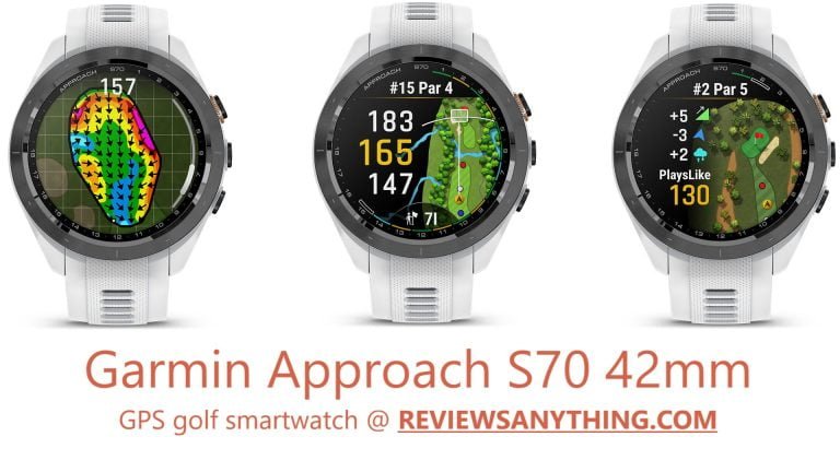 Garmin Approach S70 42mm GPS golf smartwatch