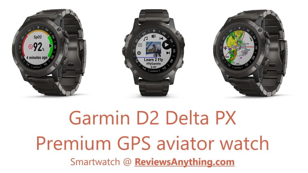 Garmin D2 Delta PX Premium GPS aviator watch