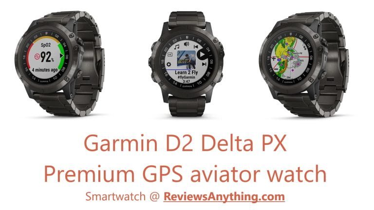 Garmin D2 Delta PX Premium GPS aviator watch