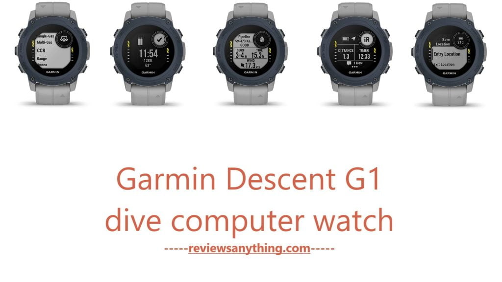 Garmin Descent G1 dive computer watch