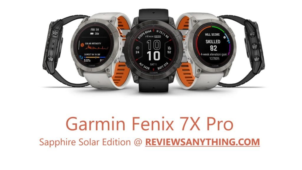 Garmin Fenix 7X Pro Sapphire Solar Edition