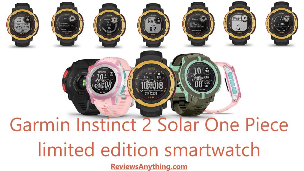 Garmin Instinct 2 Solar One Piece limited edition smartwatch