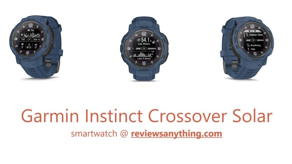 Garmin Instinct Crossover Solar smartwatch