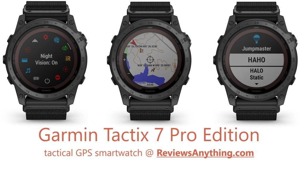 Garmin Tactix 7 Pro Edition tactical GPS smartwatch