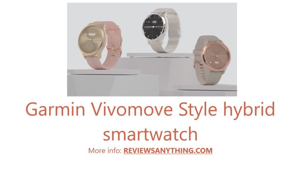 Garmin Vivomove Style hybrid smartwatch review