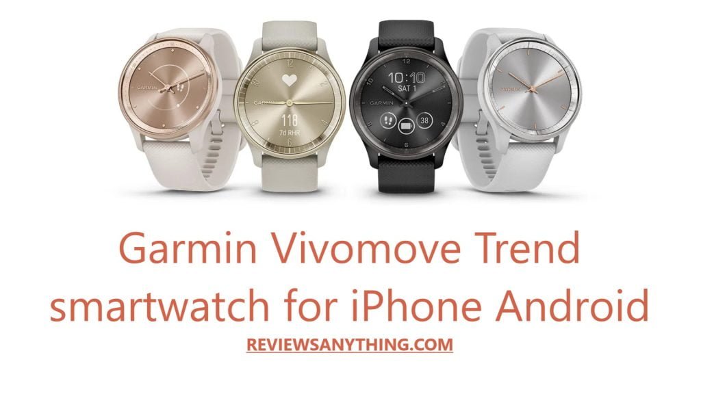 Garmin Vivomove Trend hybrid smartwatch