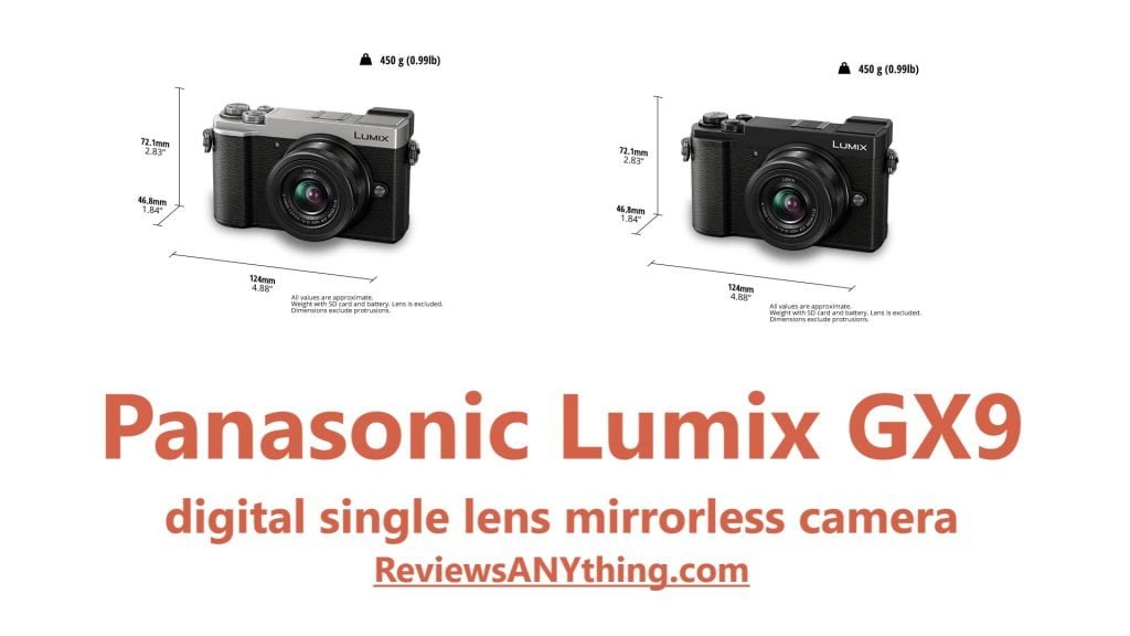 Panasonic Lumix GX9 digital single lens mirrorless camera