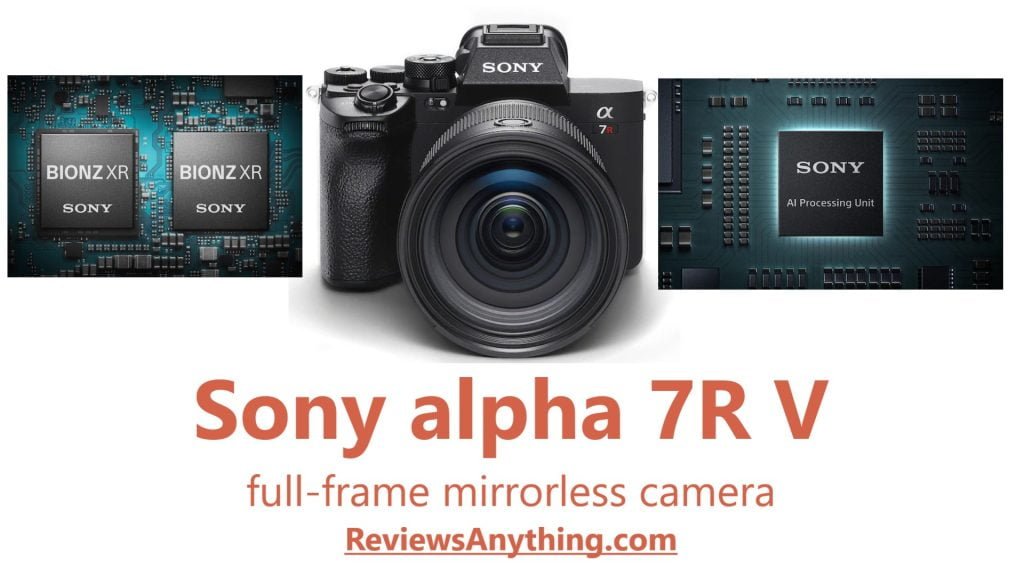Sony alpha 7R V full-frame mirrorless camera