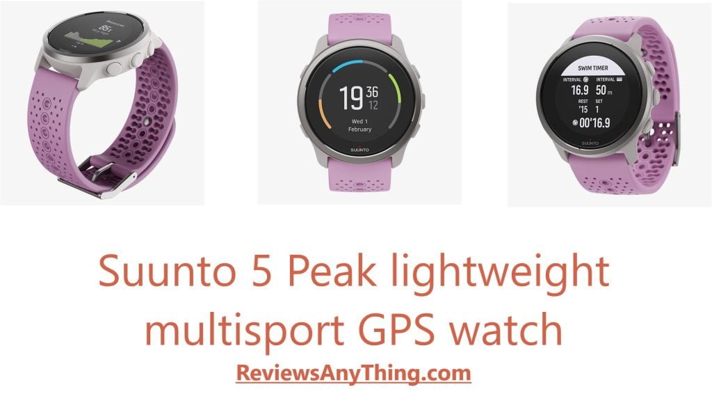 Suunto 5 Peak lightweight multisport GPS watch