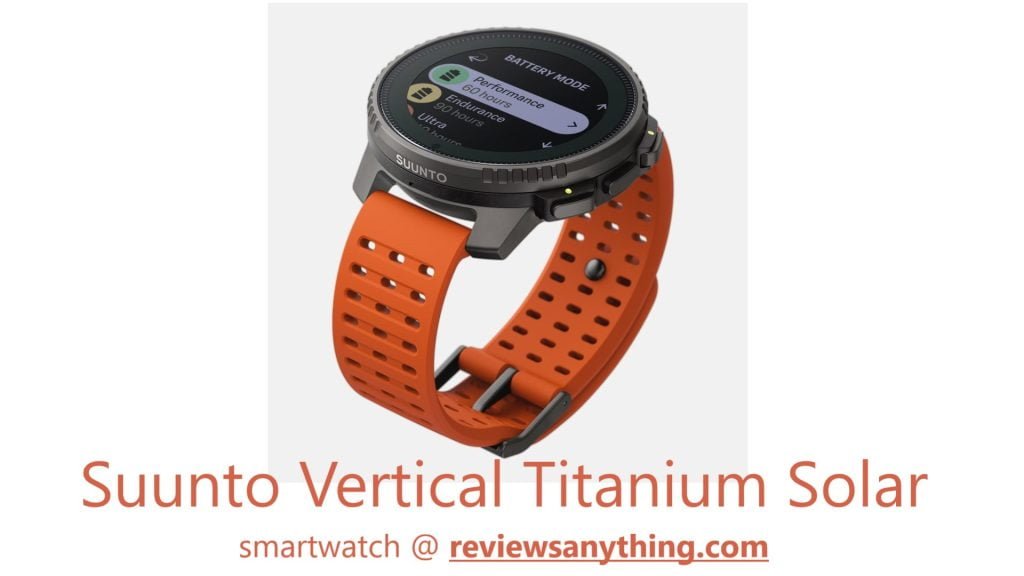 Suunto Vertical Titanium Solar smartwatch