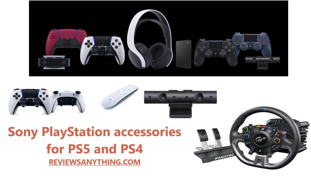 Sony PlayStation accessories for PS5 and PS4