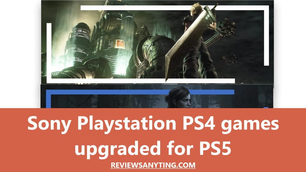 Sony Playstation PS4 games upgraded for PS5