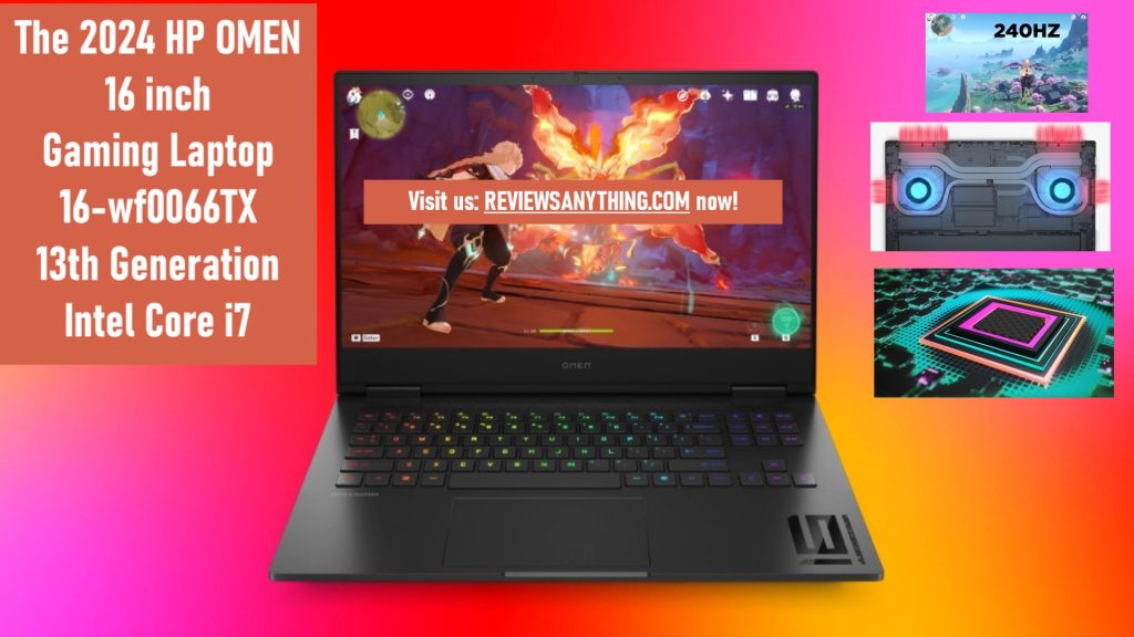 The 2024 HP OMEN 16 inch Gaming Laptop 16-wf0066TX 13th Generation Intel Core i7