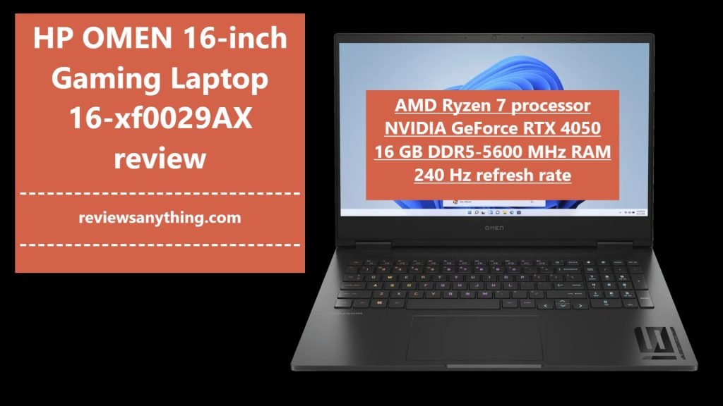 HP OMEN 16-inch Gaming Laptop 16-xf0029AX review
