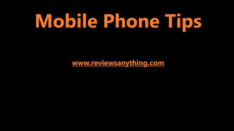 Mobile Phone Tips